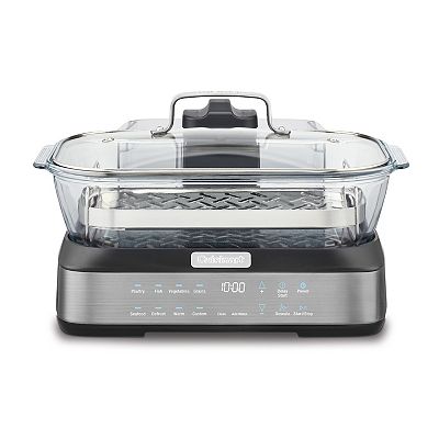 Cuisinart STM-1000 ガラススチーマー ステンレス Amazon.com: Cuisinart STM-1000 Digital Cook Fresh Digital