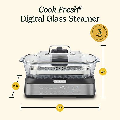 Cuisinart® CookFresh® Digital Glass Steamer