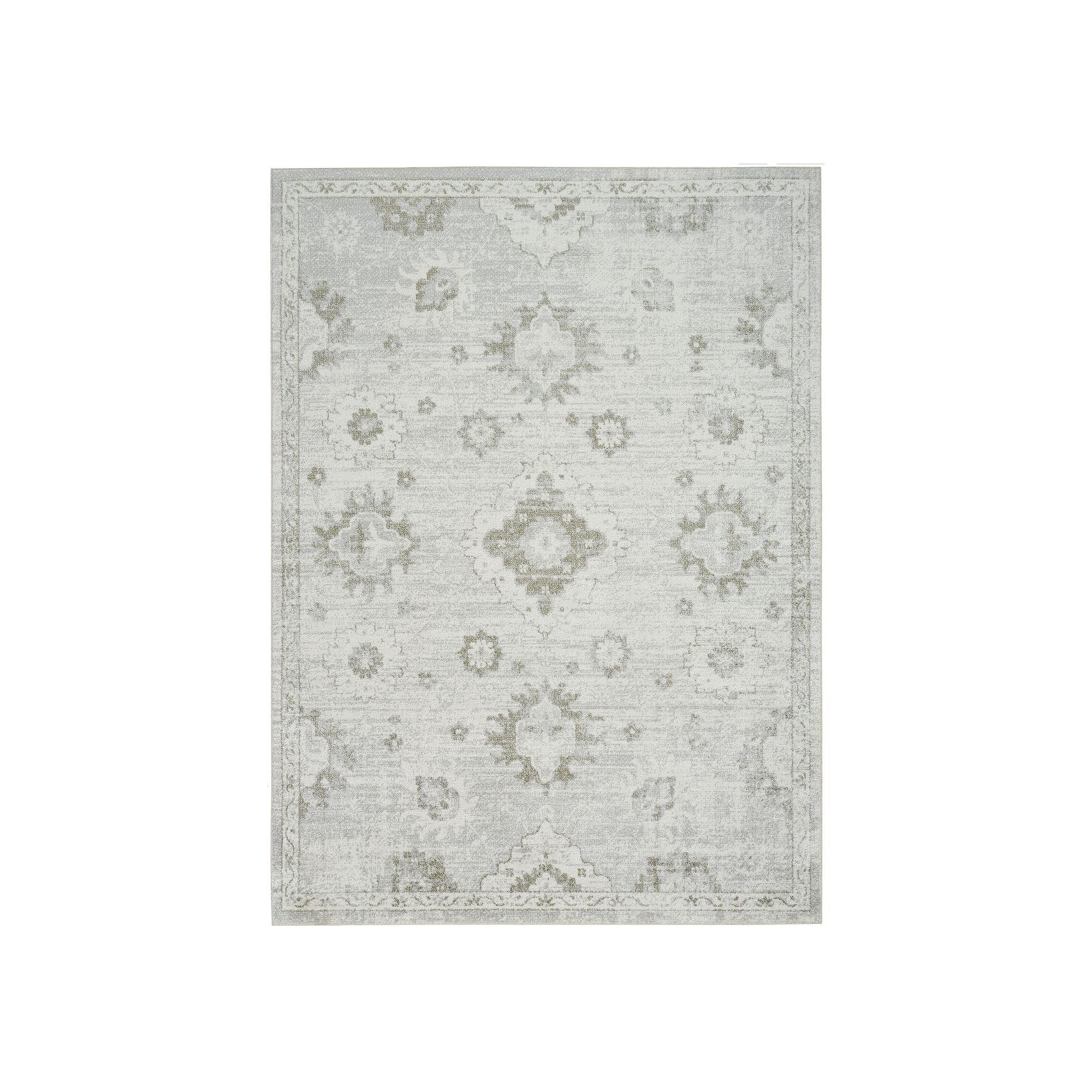 Nourison Astra Vintage Distressed Washable Indoor Area Rug, Ivory