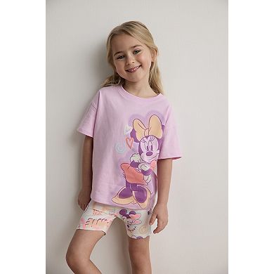 Disney's Minnie Mouse Baby & Toddler Oversized Tee & Bike Shorts Set by Jumping Beans®