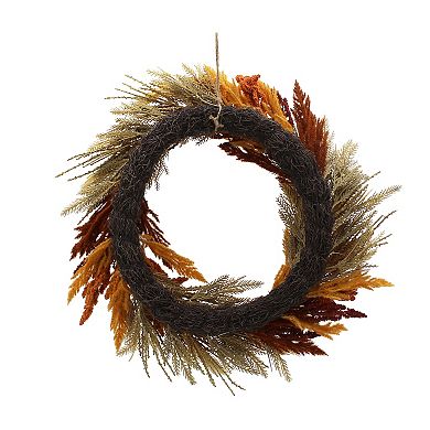 Sonoma Goods For Life®® Tri Color Artificial Grasses Wreath