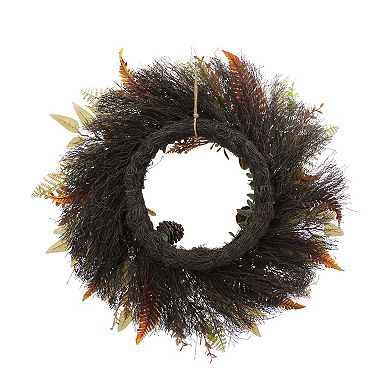 Everyday Decor Gathered Eucalyptus and Foliage Artificial Wreath