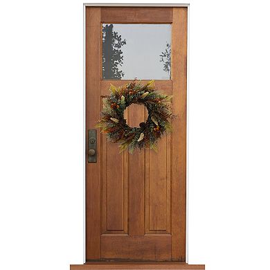 Everyday Decor Gathered Eucalyptus and Foliage Artificial Wreath