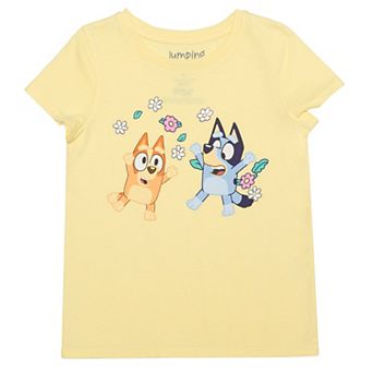 Girls 4-12 Jumping Beans® Best Day Ever Bluey & Bingo Short Sleeve T-Shirt