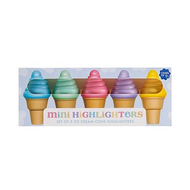 Pulsar Mini Ice Cream Highlighters 6-pc. Set