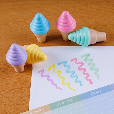 Pulsar Mini Ice Cream Highlighters 6-pc. Set