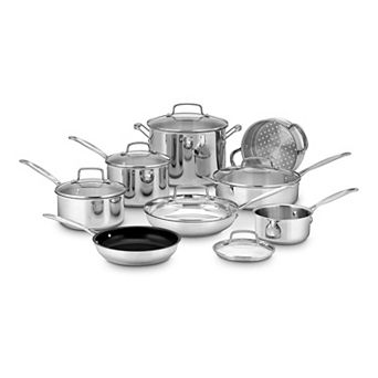 Cuisinart® Chef's Classic Stainless Steel 14 pc Cookware Set