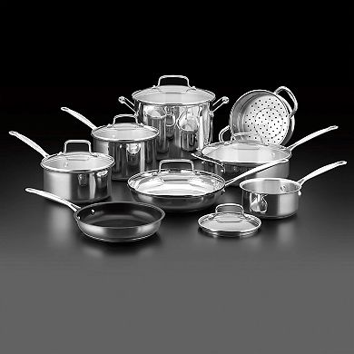 Cuisinart® Chef's Classic Stainless Steel 14-pc. Cookware Set