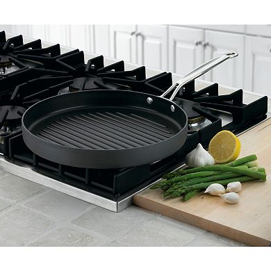 Cuisinart® Chef's Classic™ 12-in. Nonstick Hard Anodized Aluminum Round Grill Pan