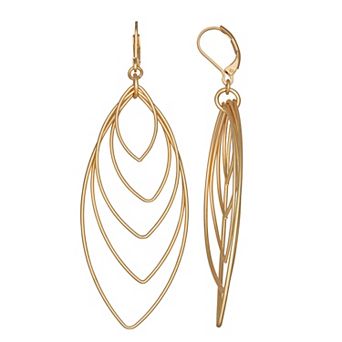 Simply Vera Vera Wang Orbital Dangly Earrings