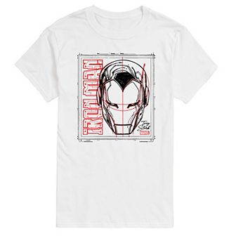 Big & Tall Marvel Iron Man Tony Stark Specs Graphic Tee