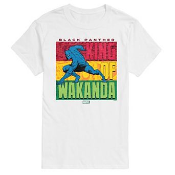 Big & Tall Marvel Black Panther King Of Wakanda Graphic Tee