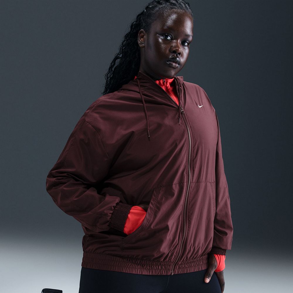 alwaysナイロンJKT Plus Size Nike Sportswear Classic Woven Loose UV Hooded Jacket