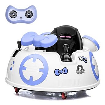Kool Karz Playground 6V Hello Kitty Space Explorer Bumper Car with Remote Control