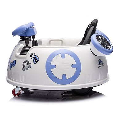 Kool Karz Playground 6V Hello Kitty Space Explorer Bumper Car with Remote Control