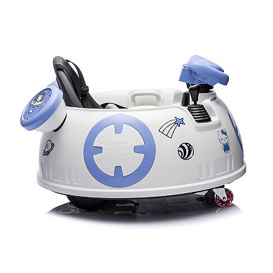 Kool Karz Playground 6V Hello Kitty Space Explorer Bumper Car with Remote Control