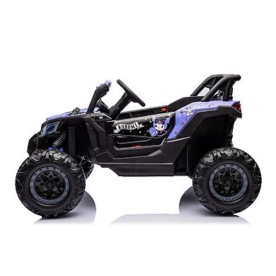 Kool Karz Playground 12V Kuromi Advent UTV 1-Seat Toy Car with Remote Control