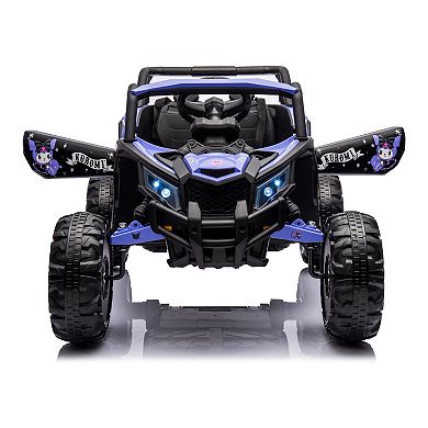Kool Karz Playground 12V Kuromi Advent UTV 1-Seat Toy Car with Remote Control