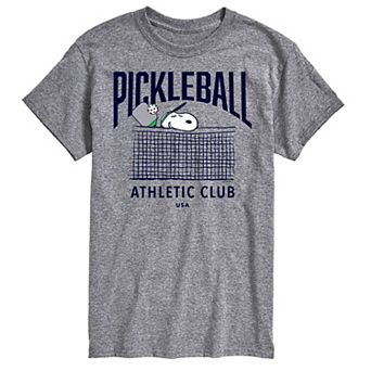 Big & Tall Peanuts Snoopy Pickleball Athletic Club Graphic Tee