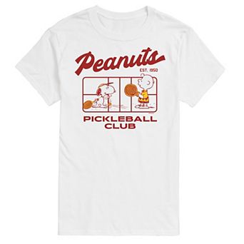 Big & Tall Peanuts Pickleball Club Graphic Tee