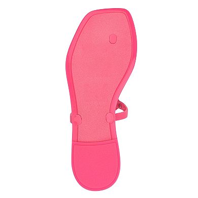 Nine West Dacota Women's Square Toe Slip-On Sandals