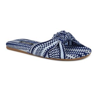 Nine West Lalta Women's Round Toe Slip-On Flat Sandals