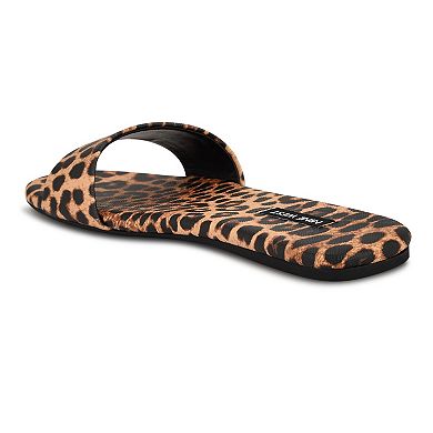 Nine West Lolipop Women's Slip-On Square Toe Flat Sandals