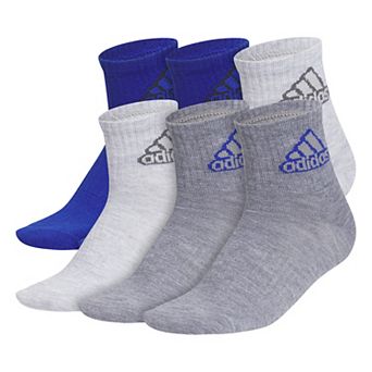 Boys adidas Superlite Classic 6 pk Quarter Socks