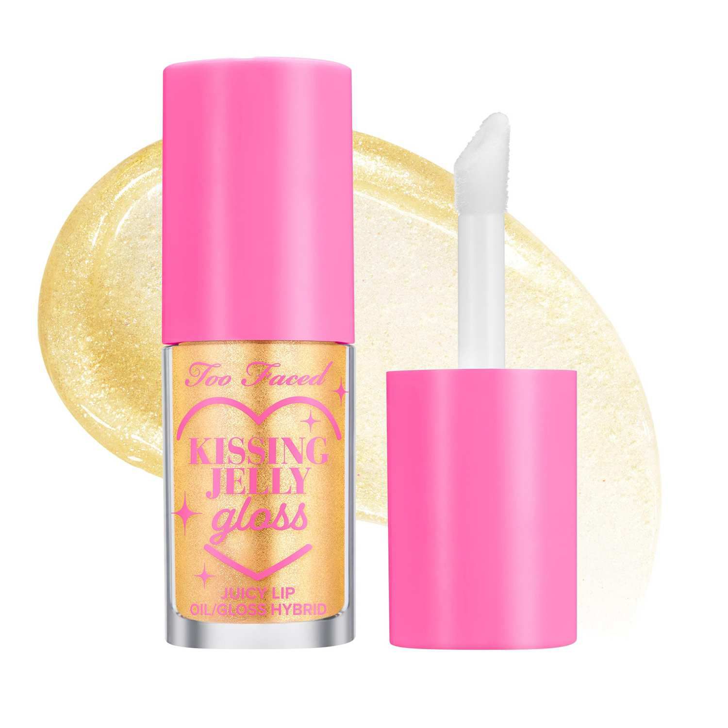 Too Faced Kissing Jelly Non-Sticky Lip Oil Gloss - Pina Colada