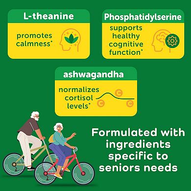 Calmable® Stress Relief Aid for Seniors Capsules - Stress Relief - 60 Capsules
