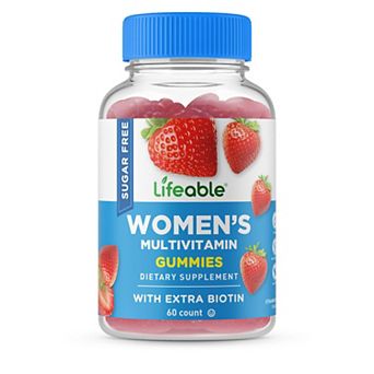 Lifeable® Sugar Free Multivitamin for Women Gummies - Immunity, Digestion, Bones - 60 Gummies