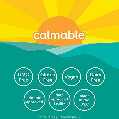 Calmable® Stress Relief Aid for Teens Capsules - Stress Relief - 60 Capsules