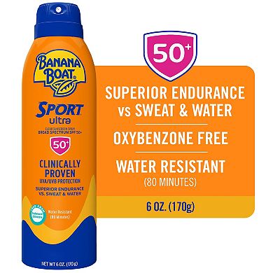 Banana Boat® SPF 50 6-oz. Sport Ultra Clear Spray Sunscreen Broad Spectrum