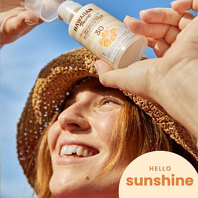 Hawaiian Tropic Weightless Hydration SPF 30 Travel Size Sunscreen Face Lotion