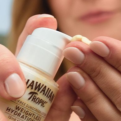 Hawaiian Tropic Weightless Hydration SPF 30 Travel Size Sunscreen Face Lotion