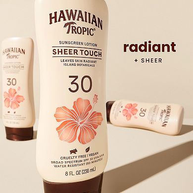 Hawaiian Tropic Sheer Touch SPF 30 Moisturizing Sunscreen Lotion