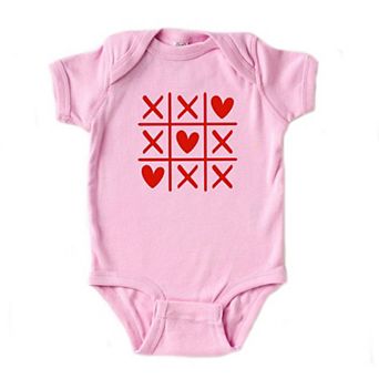 Tic Tac Heart Baby Bodysuit