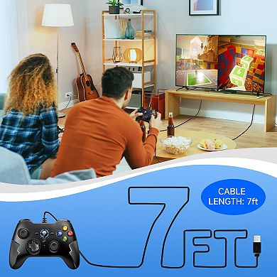 EasySMX 9100Pro Wired Controller for Windows PC PS3