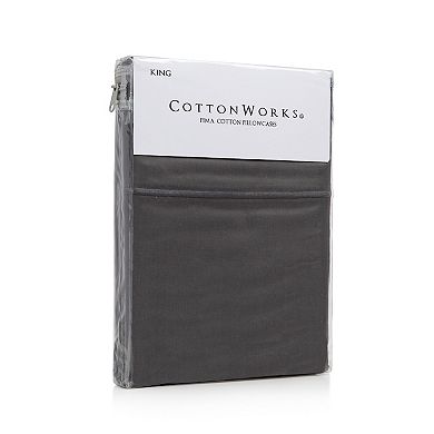CottonWorks 1000 Thread Count Solid Pima Cotton Sheet Set