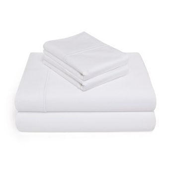 CottonWorks 1000 Thread Count Solid Pima Cotton Sheet Set