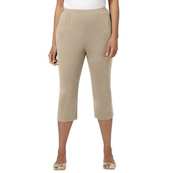 Catherines Women's Plus Size Petite Suprema Capri (With Pockets)