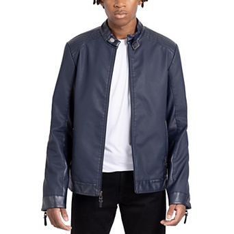 Men's Xray Faux Leather Racer Jacket