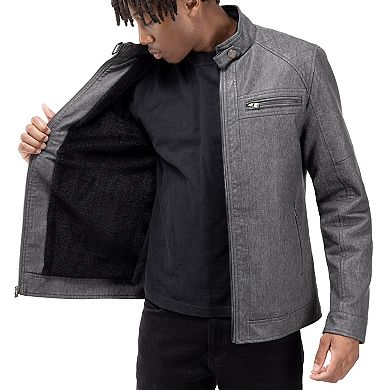 Men's Xray Diamond Denim Moto Jacket