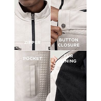 Men's Xray Faux Leather Jacket