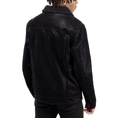 Men's Xray Jacket with Faux Shearling Lining