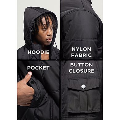Men's Xray Hooded Puffer Jacket