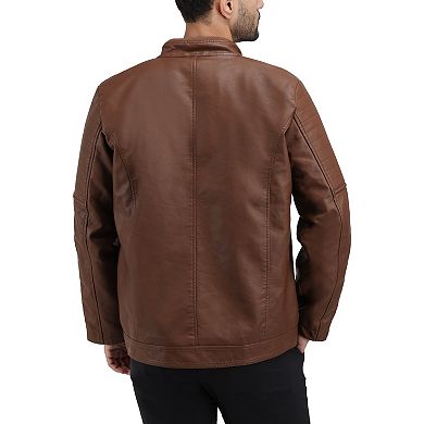 Men's Xray Grainy Faux Leather Moto Jacket