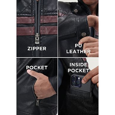Men's Xray Grainy Faux Leather Jacket