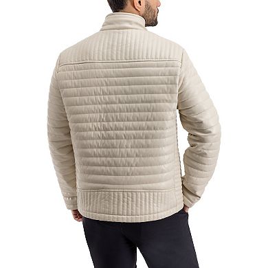 Men's Xray Faux Leather Quilted Jacket