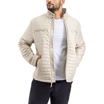 Men's Xray Faux Leather Quilted Jacket
